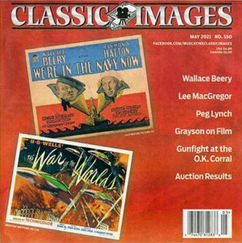 CLASSIC IMAGES magazine side cover Issue 550  May 2021