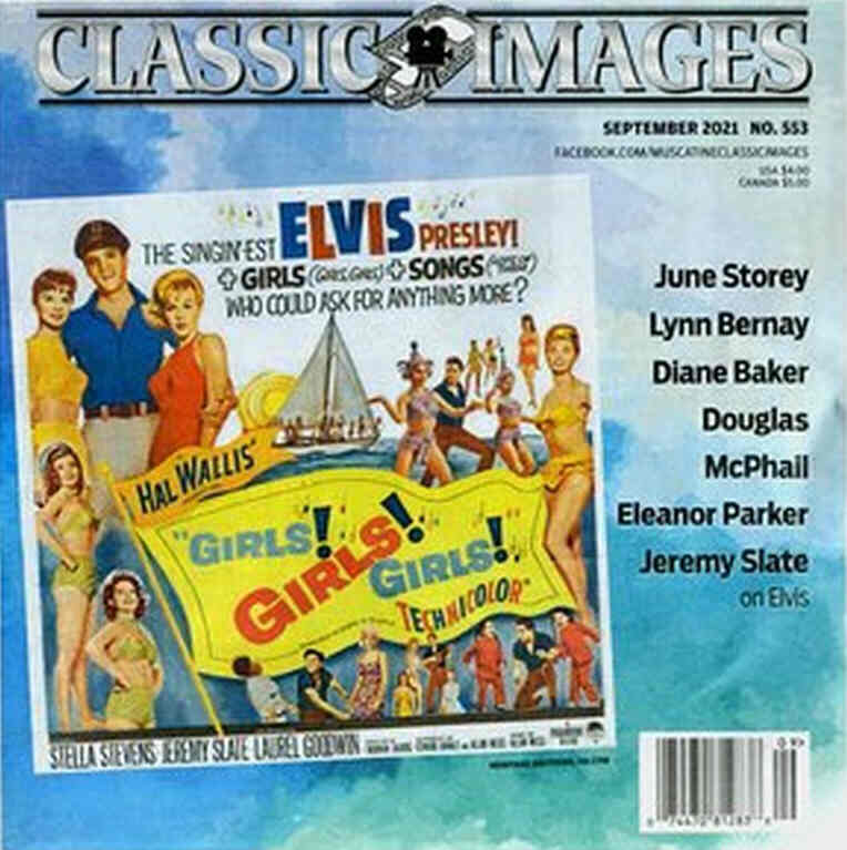 CLASSIC IMAGES magazine side cover Issue 553  September 2021