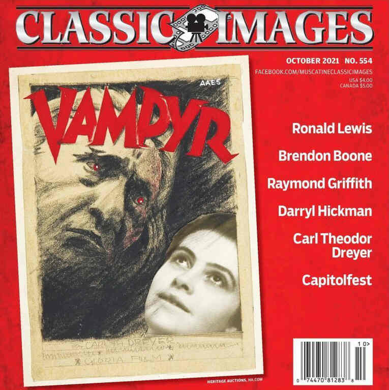 CLASSIC IMAGES magazine side cover Issue 554  October 2021