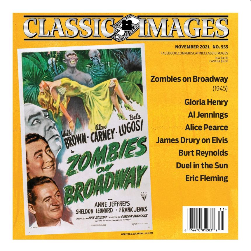 CLASSIC IMAGES magazine side cover Issue 555  November 2021