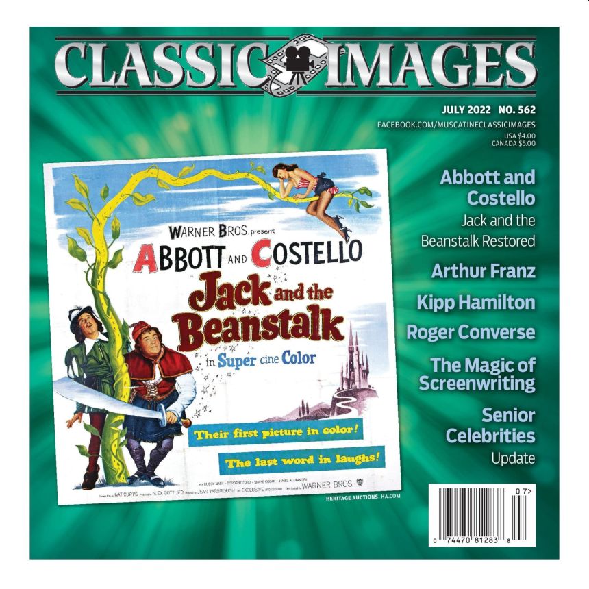 CLASSIC IMAGES magazine side cover Issue 562  July 2022