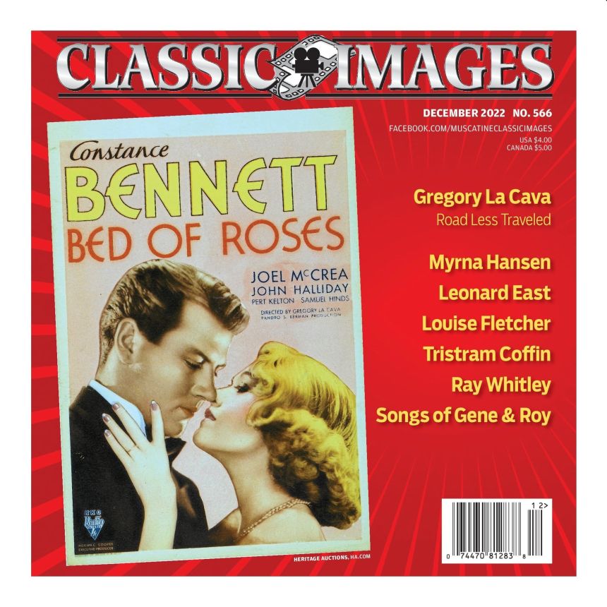 CLASSIC IMAGES magazine side cover Issue 566  December 2022