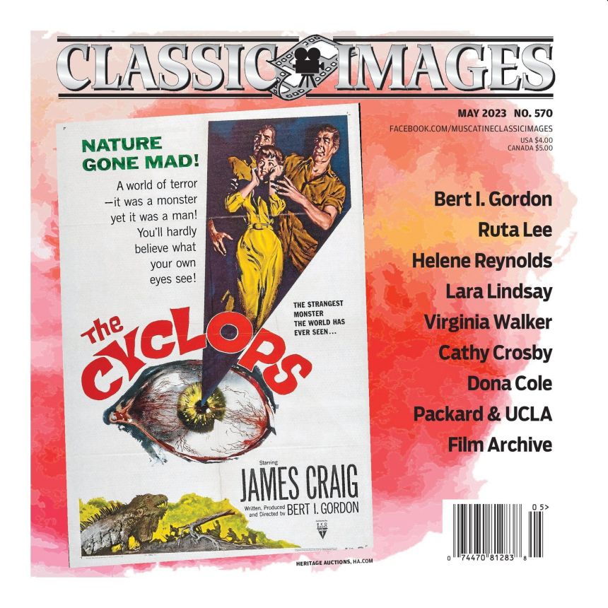 CLASSIC IMAGES magazine side cover Issue 570  May 2023