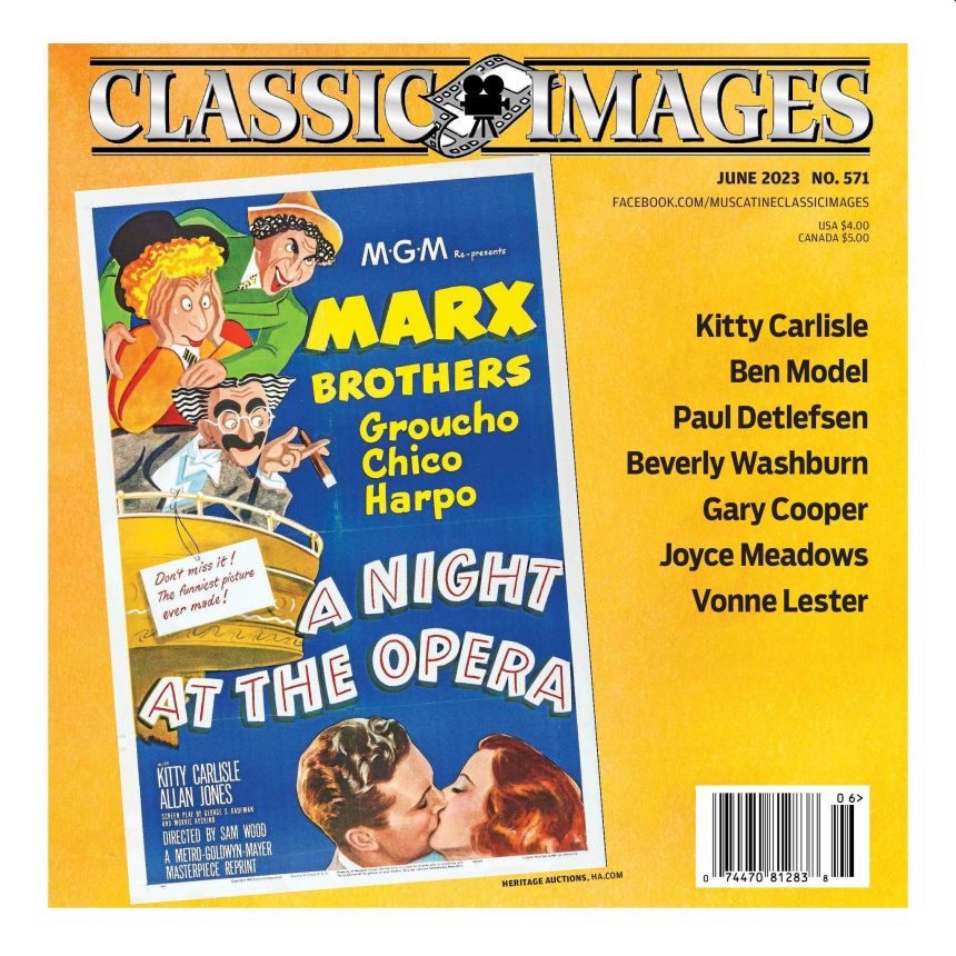 CLASSIC IMAGES magazine side cover Issue 571  June 2023