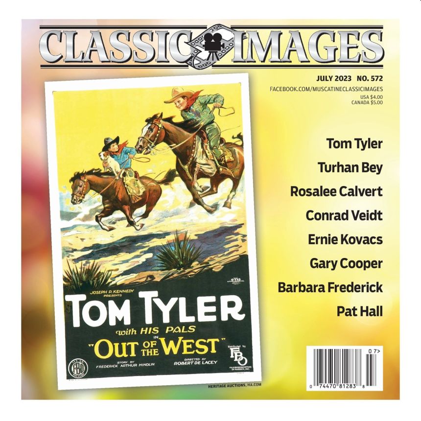 CLASSIC IMAGES magazine side cover Issue 572  July 2023