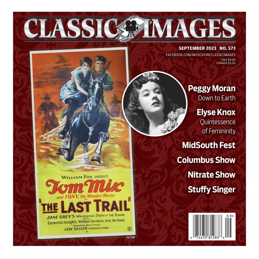 CLASSIC IMAGES magazine side cover Issue 573  September 2023