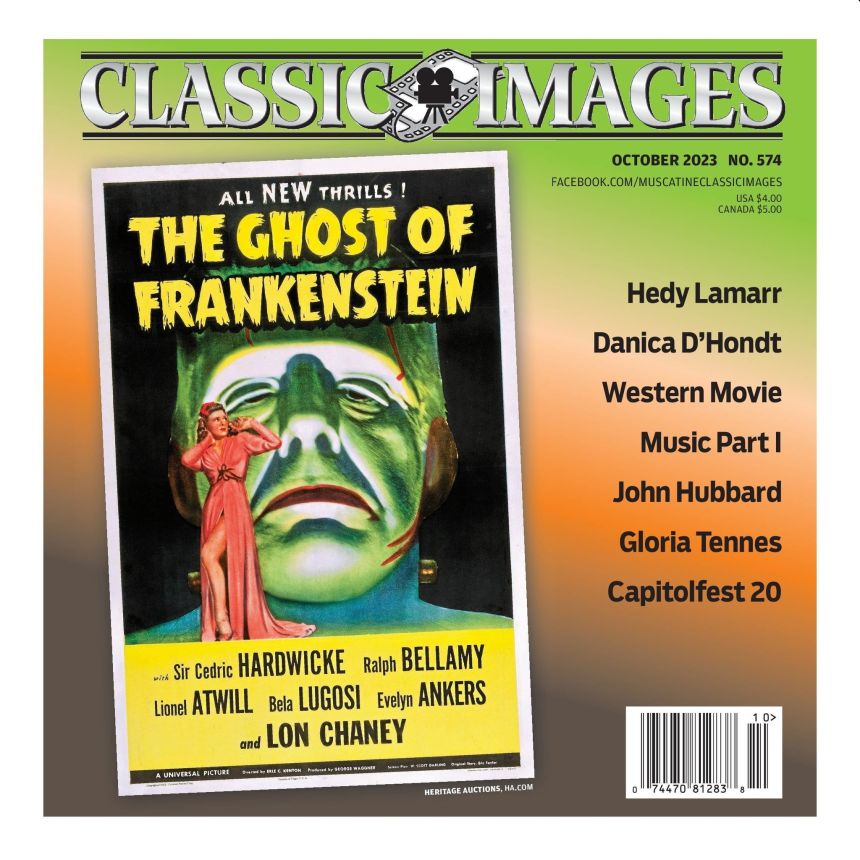 CLASSIC IMAGES magazine side cover Issue 574  October 2023