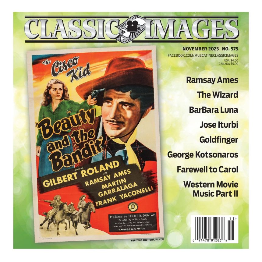 CLASSIC IMAGES magazine side cover Issue 575  November 2023
