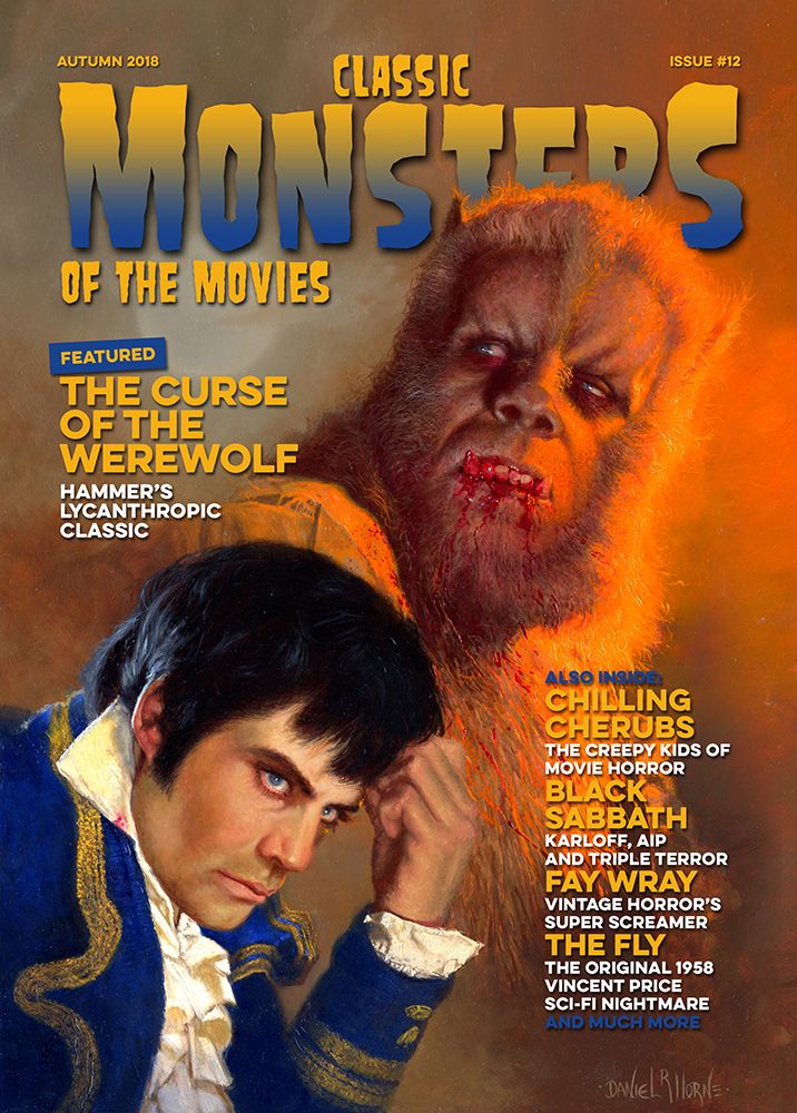 CLASSIC MONSTERS OF THE MOVIES magazine side cover Issue 12 Autumn 2018