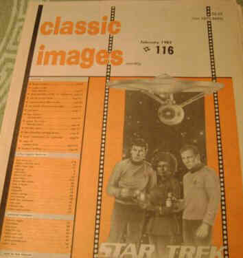 CLASSIC IMAGES magazine side cover Issue 116 February 1985