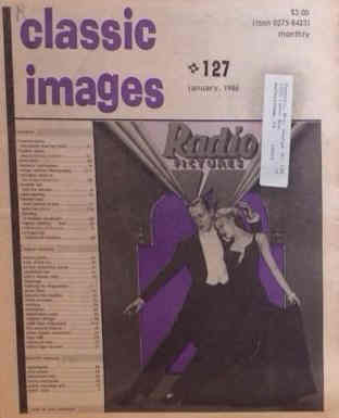 CLASSIC IMAGES magazine side cover Issue 127 January 1986