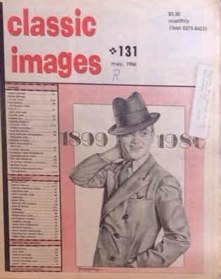 CLASSIC IMAGES magazine side cover Issue 131 May 1986