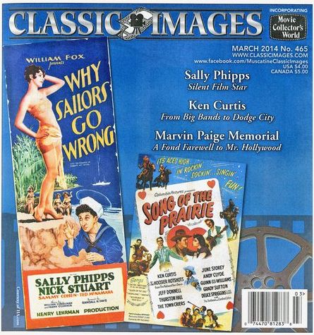 CLASSIC IMAGES magazine side cover Issue 465 March 2014