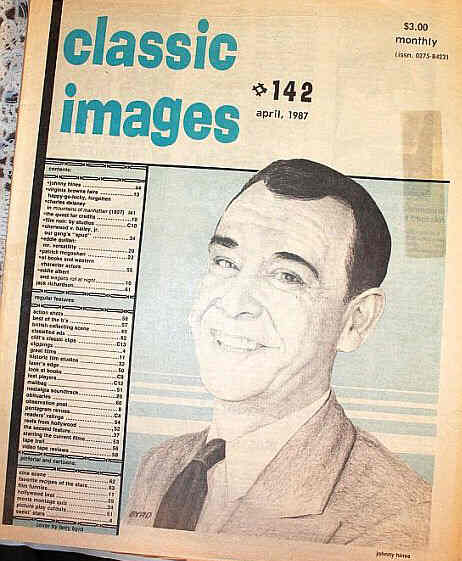 CLASSIC IMAGES magazine side cover Issue 142 April 1987