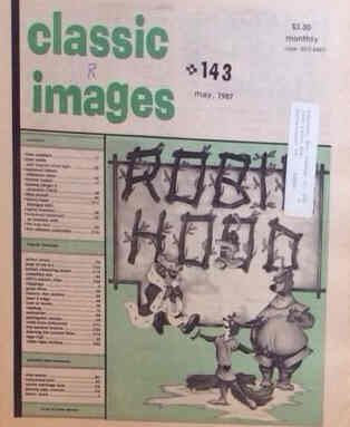 CLASSIC IMAGES magazine side cover Issue 143 May 1987