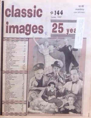 CLASSIC IMAGES magazine side cover Issue 144 June 1987