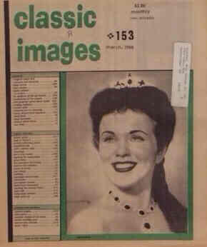 CLASSIC IMAGES magazine side cover Issue 153 March 1988
