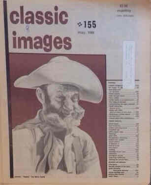 CLASSIC IMAGES magazine side cover Issue 155 May 1988