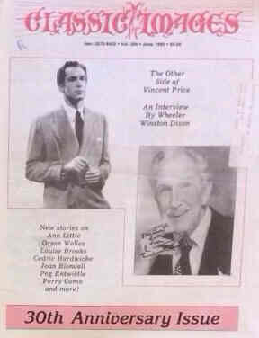 CLASSIC IMAGES magazine side cover Issue 204 June 1992