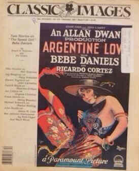 CLASSIC IMAGES magazine side cover Issue 210 December 1992
