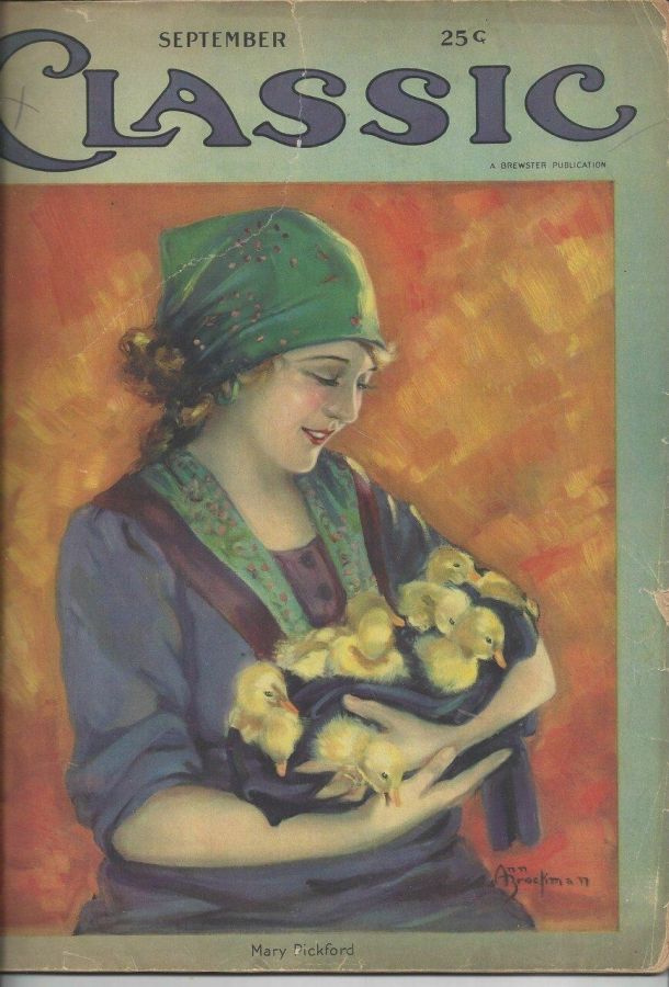 MOTION PICTURE CLASSIC magazine side cover September 1922