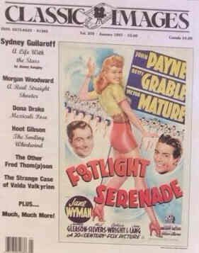CLASSIC IMAGES magazine side cover Issue 259 January 1997