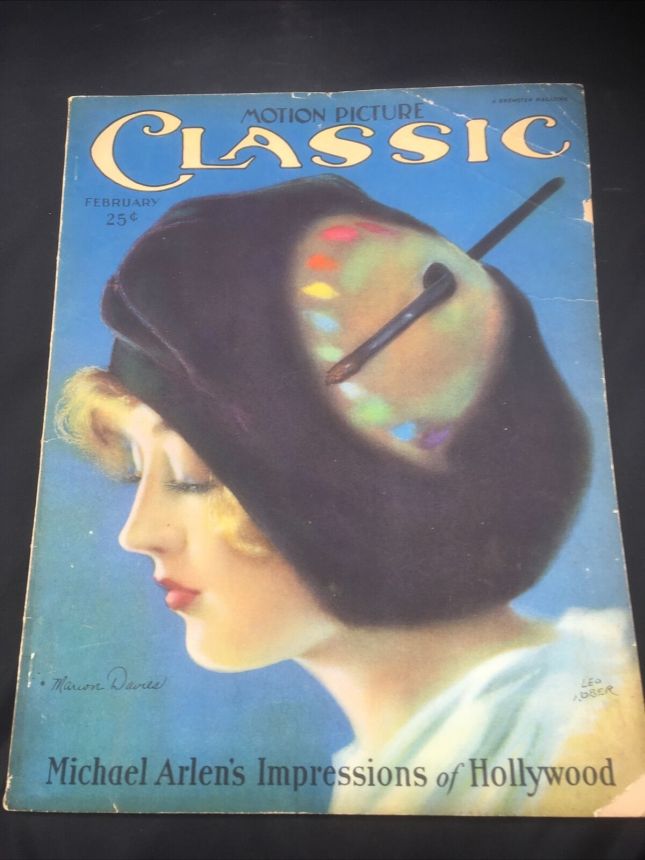 MOTION PICTURE CLASSIC magazine side cover February 1926