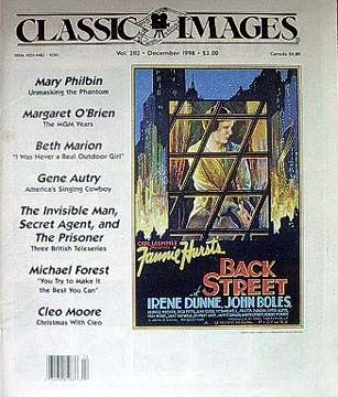 CLASSIC IMAGES magazine side cover Issue 282 December 1998