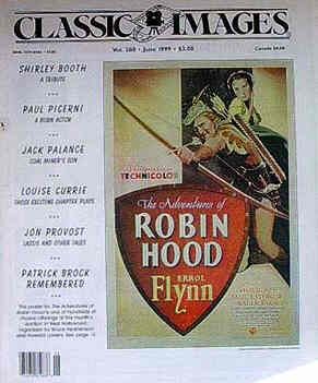 CLASSIC IMAGES magazine side cover Issue 288 June 1999