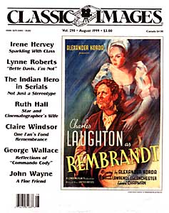 CLASSIC IMAGES magazine side cover Issue 290 August 1999
