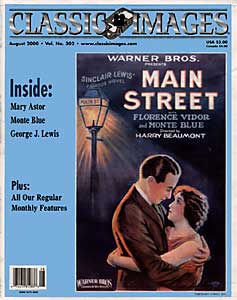 CLASSIC IMAGES magazine side cover Issue 302 August 2000