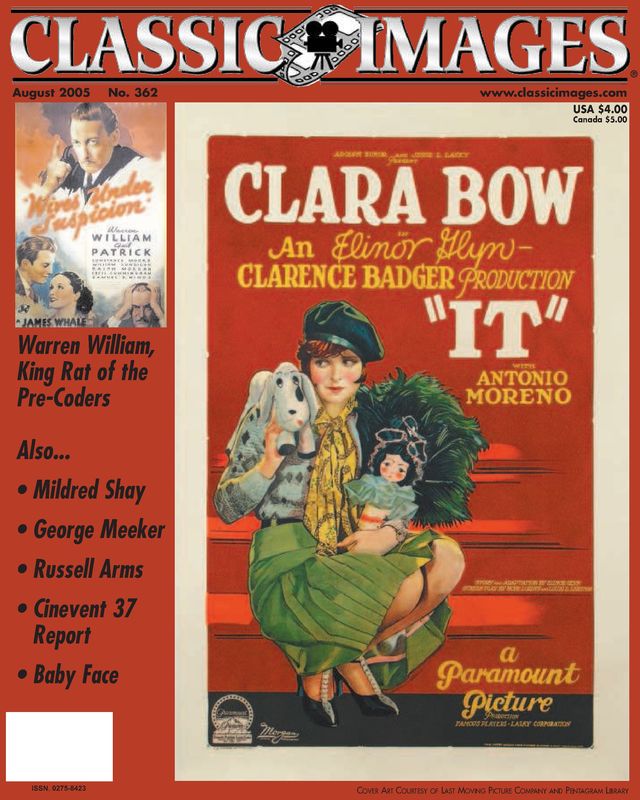 CLASSIC IMAGES magazine side cover Issue 362 August 2005