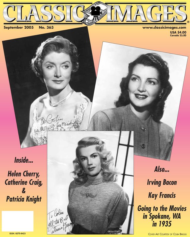 CLASSIC IMAGES magazine side cover Issue 363 September 2005