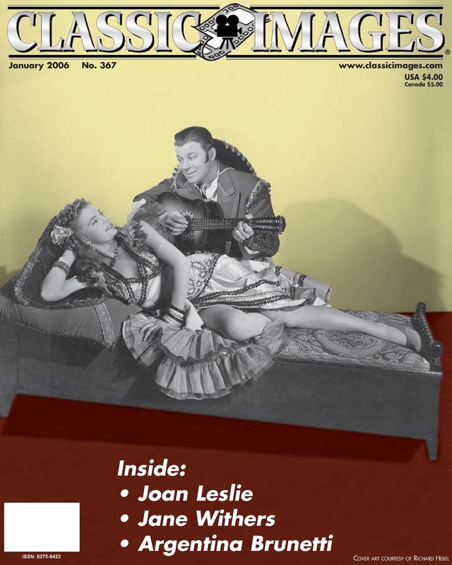 CLASSIC IMAGES magazine side cover Issue 367 January 2006