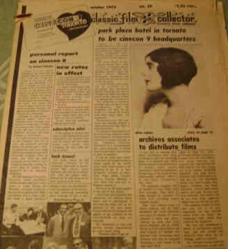 CLASSIC IMAGES magazine side cover Issue 37  1972