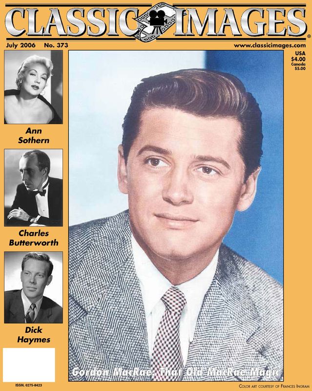 CLASSIC IMAGES magazine side cover Issue 373 July 2006