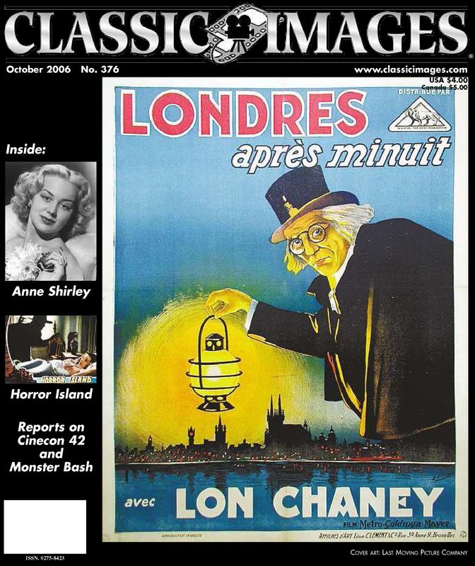 CLASSIC IMAGES magazine side cover Issue 376 October 2006