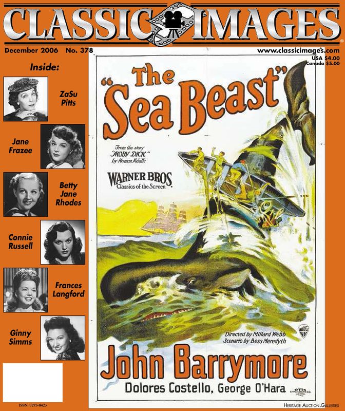 CLASSIC IMAGES magazine side cover Issue 378 December 2006