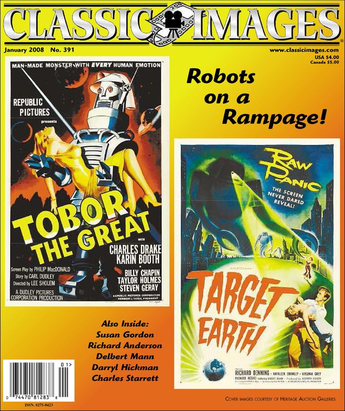 CLASSIC IMAGES magazine side cover Issue 391 January 2008