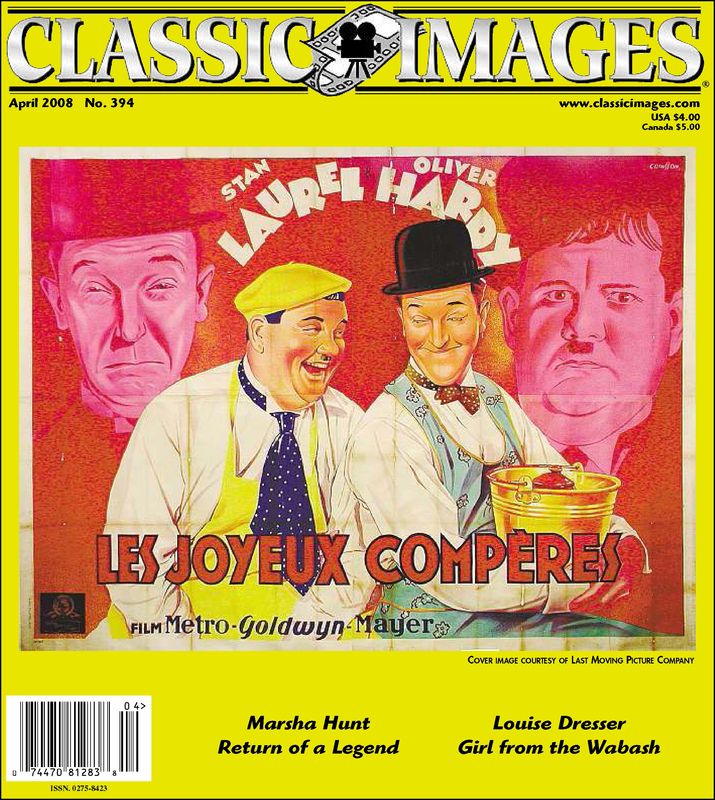 CLASSIC IMAGES magazine side cover Issue 394 April 2008