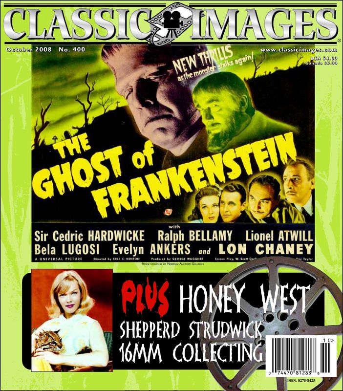 CLASSIC IMAGES magazine side cover Issue 400 October 2008
