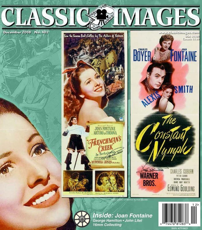CLASSIC IMAGES magazine side cover Issue 402 December 2008
