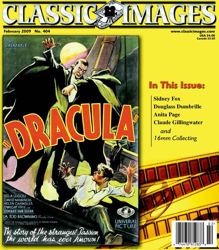 CLASSIC IMAGES magazine side cover Issue 404 February 2009