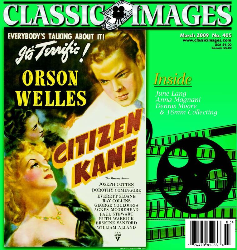 CLASSIC IMAGES magazine side cover Issue 405 March 2009