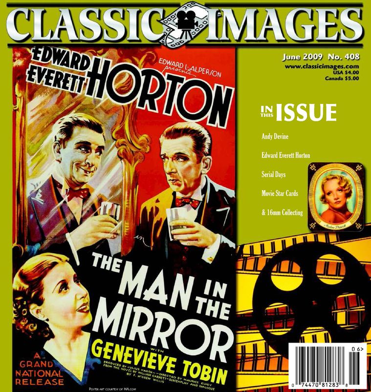 CLASSIC IMAGES magazine side cover Issue 408 June 2009