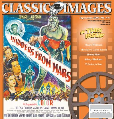 CLASSIC IMAGES magazine side cover Issue 411 September 2009