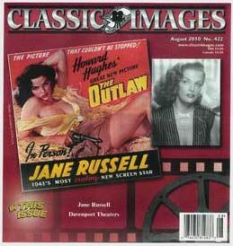 CLASSIC IMAGES magazine side cover Issue 422 August 2010