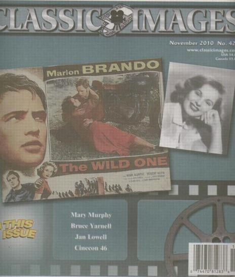 CLASSIC IMAGES magazine side cover Issue 425 November 2010