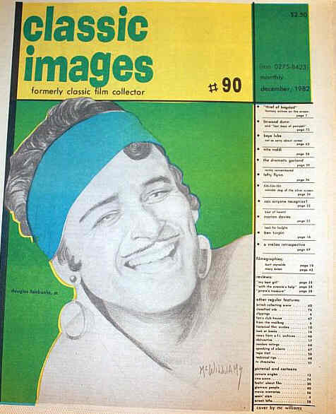 CLASSIC IMAGES magazine side cover Issue 90 December 1982