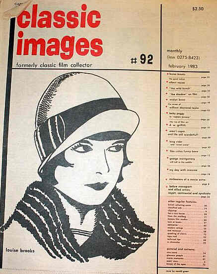 CLASSIC IMAGES magazine side cover Issue 92 February 1983
